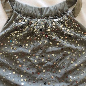 Ann Taylor Sequinned Halter Top